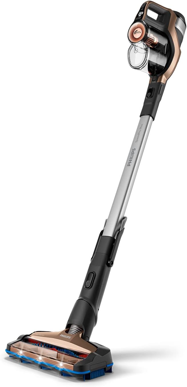 Philips Speedpro Max Snoerloze Steelstofzuiger - Geïntegreerde Kruimelzuiger met 360°-Mondstuk - Accuduur tot 65 Min (FC6826/01)