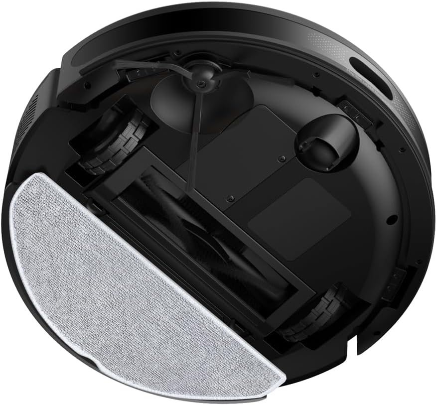 Tapo RV20 Max Plus Robotstofzuiger met dweilfunctie en automatisch afzuigstation, 5300Pa ultrasterke zuigkracht, 83 mm ultraslank, compatibel met Alexa en Google Assistant spraakbediening, app
