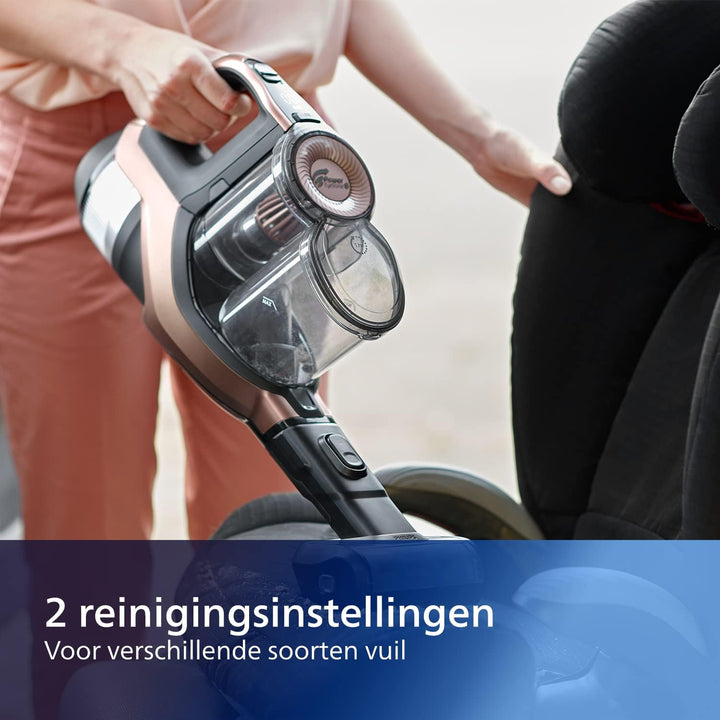 Philips Speedpro Max Snoerloze Steelstofzuiger - Geïntegreerde Kruimelzuiger met 360°-Mondstuk - Accuduur tot 65 Min (FC6826/01)