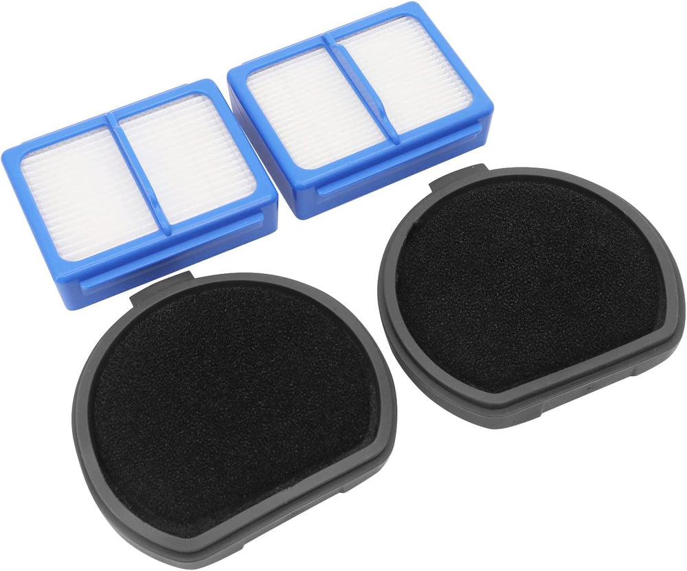 2 stuks filterset accessoires, compatibel met AEG ASKQX9 stofzuiger (2 voormotorfilters + 2 hygiënefilters)