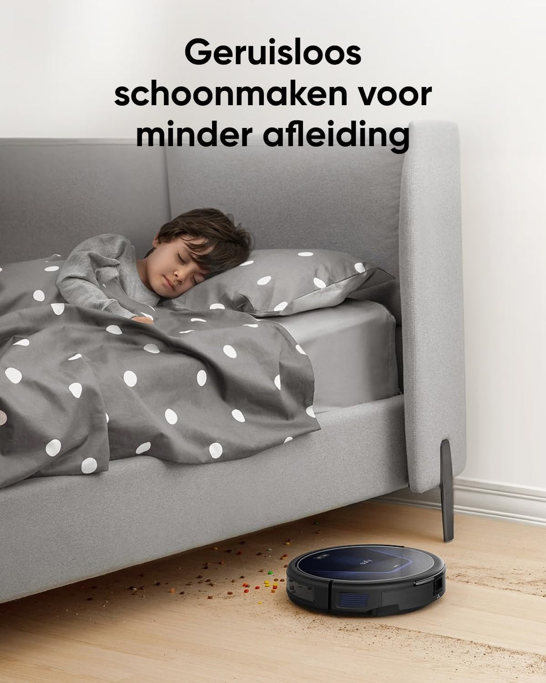 eufy G50 Robotstofzuiger, met 4.000 Pa Krachtige Zuigkracht, Dynamische Navigatie en Pro-ontwarrende kam, Rolborstel voor Haarreiniging, Perfect voor Huisdierhaar en Tapijt