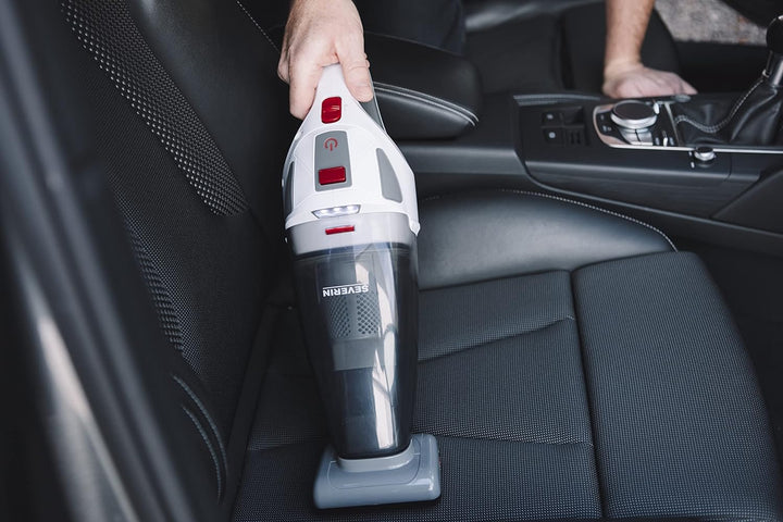 SEVERIN HV 7146, 4-in-1 accu-handstofzuiger met turboborstel geschikt voor dierenharen/vloerbedekking, 30 min duur (eco), 650 ml capaciteit, 22,2 V accu, 2.200 mAH/18.5 Volt, Wet & Dry"-functie